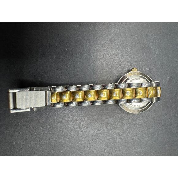 Vintage Oscar de la Renta Studio Two-Tone Watch Houndstooth Dial 294-Y121A 25mm main image 5